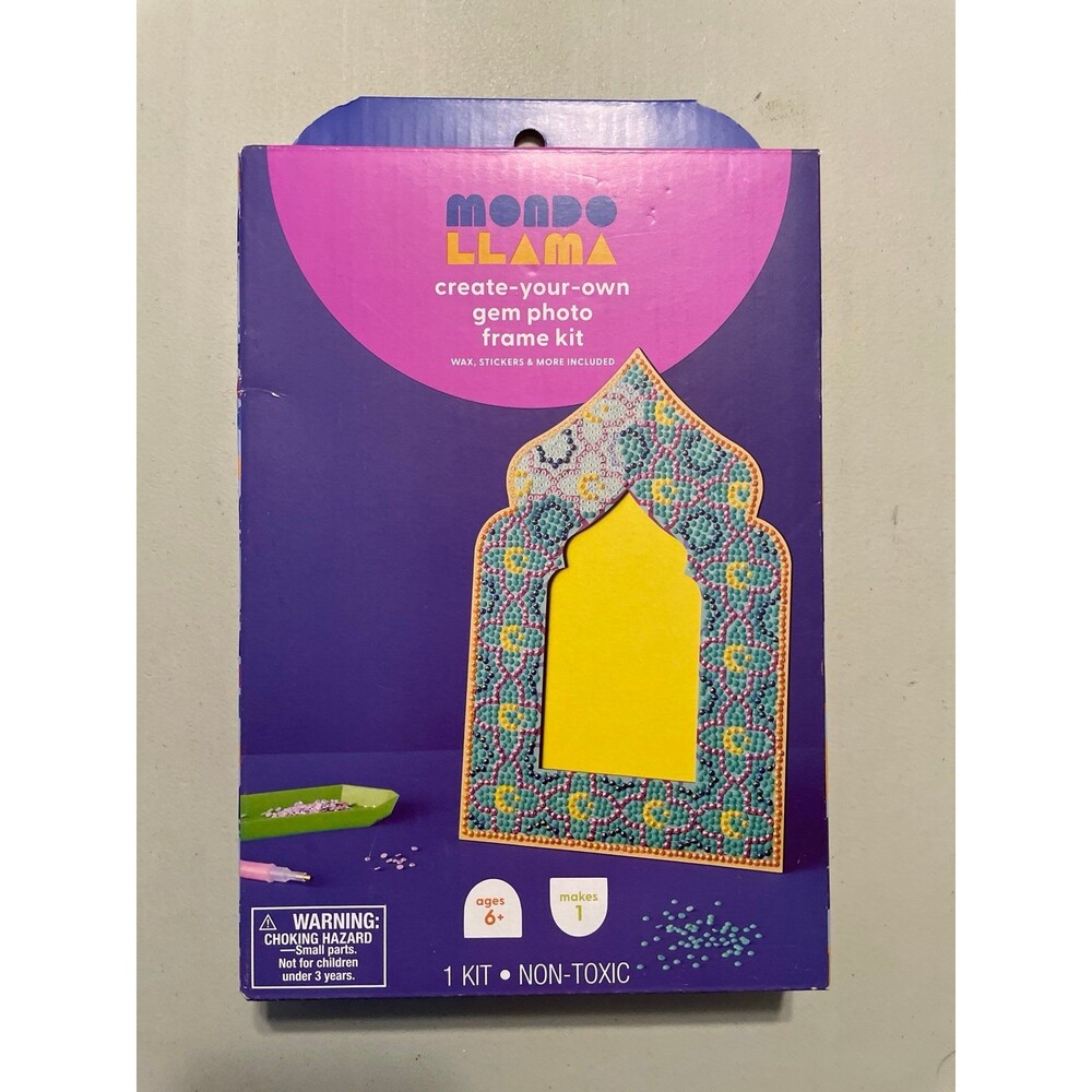 Mondo Llama Gem Photo Frame Kit crafts arts New